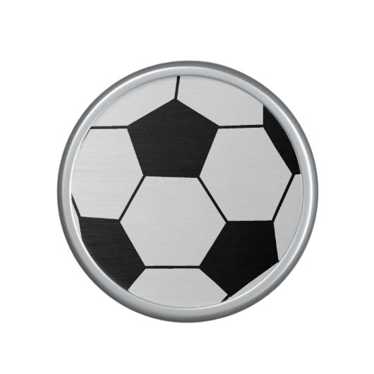 Black and White Soccer Ball Speaker (Front)