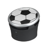 Black and White Soccer Ball Speaker (Side)