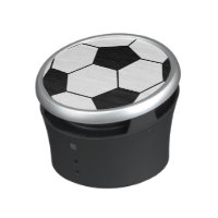 Black and White Soccer Ball Speaker