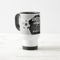 Black and White Soccer Coach