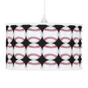 Black and White Soccer Decor Man Cave Modern Pendant Lamp