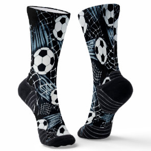 Black And White Soccer Socks