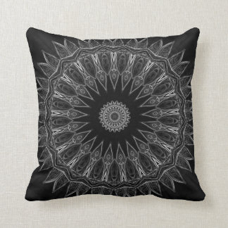 Black and White Southwestern Pillow