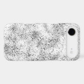 Black and White Speckled Case-Mate iPhone Case (Back (Horizontal))