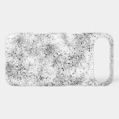 Black and White Speckled Case-Mate iPhone Case (Back (Horizontal))