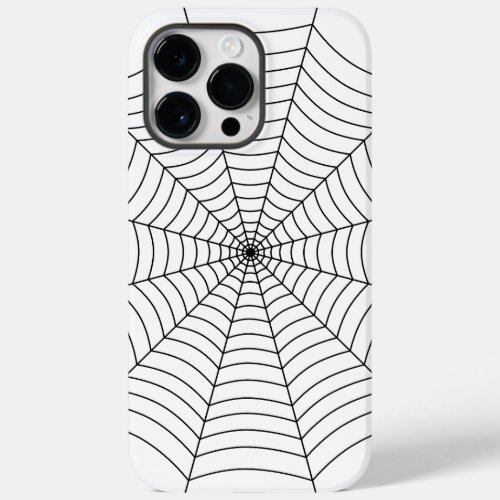 Black and White spider web Halloween pattern Case_Mate iPhone 14 Pro Max Case