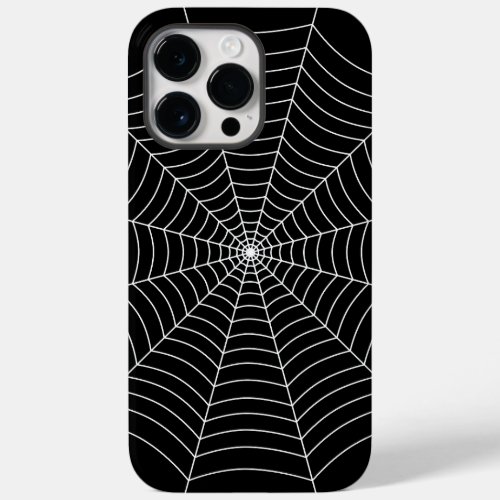 Black and White spider web Halloween pattern Case_Mate iPhone 14 Pro Max Case