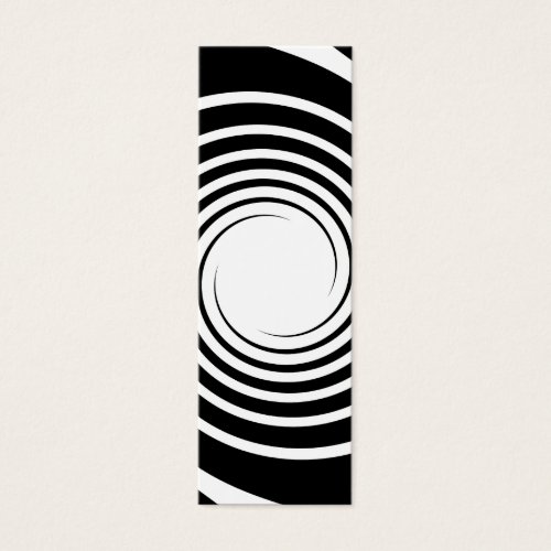 Black and White Spiral Design. Business Card Templates