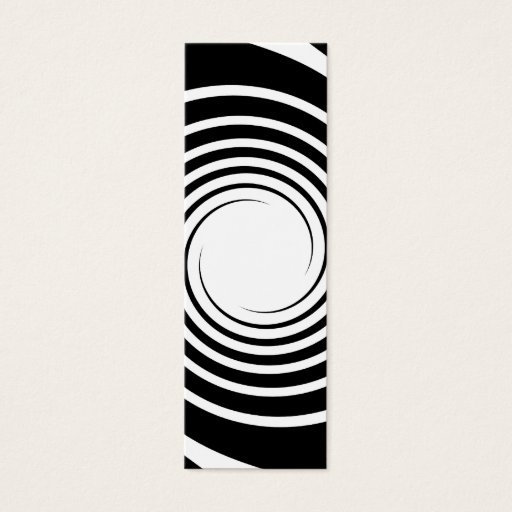 Customizable Black and White Spiral Design. Business Card Templates