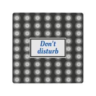 Black And White Spiral Metal Print