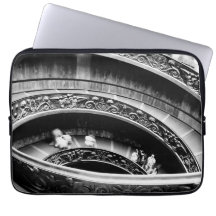 Black and White Spiral Staircase