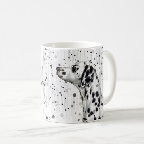 Black and White Spotty Dalmatian Dog Coffee Mug
