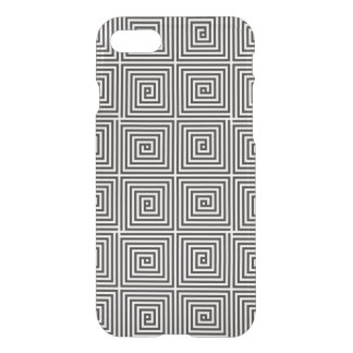 Black and White square seamless geometric pattern iPhone SE/8/7 Case