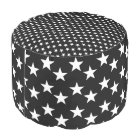 Black and White Star Print