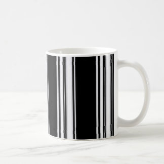 Black and White Stipes Mug