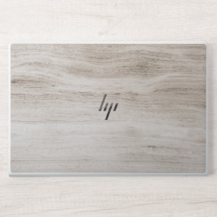 Black And White Stone Look Marble HP Laptop Skin