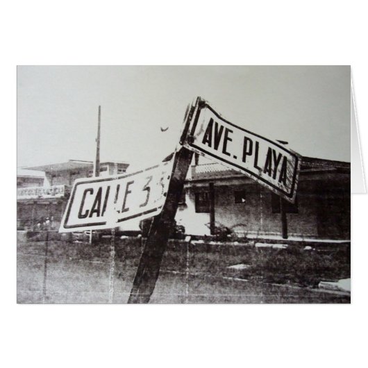 Black and white street sign (Front Horizontal)