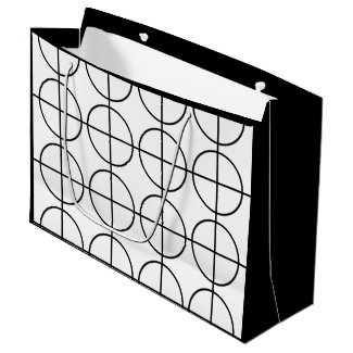 Black and White Stripe Circle