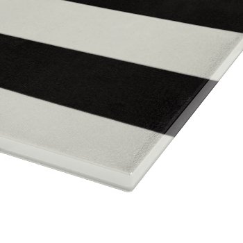 Black And White Stripe Cutting Board by DesignTrax at Zazzle