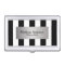 Black and White Stripe Design | Silver Label