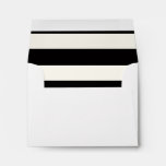Black And White Stripe Envelope at Zazzle