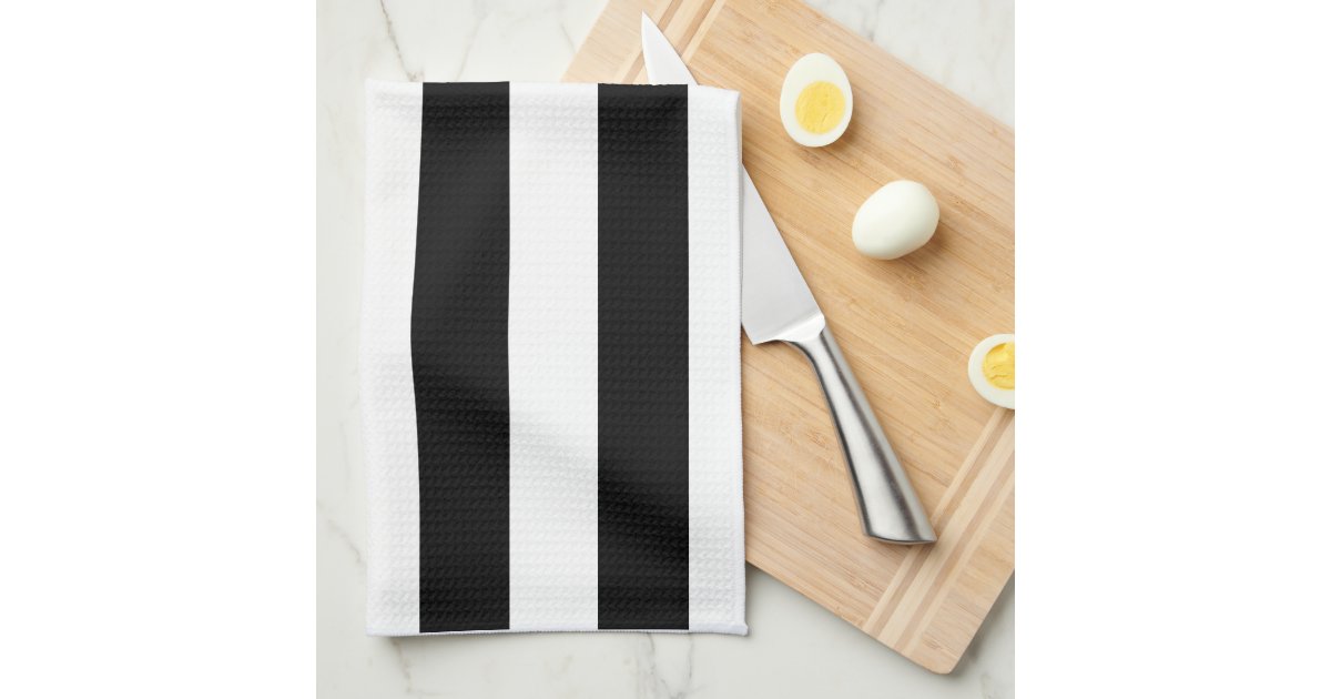 Black  and white  stripe  kitchen dish towels  Zazzle com