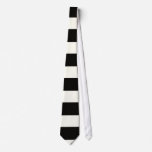 Black And White Stripe Neck Tie at Zazzle