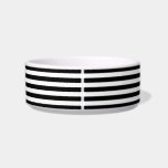 Black and White Stripe Pattern Bowl<br><div class="desc">Black and White Stripe Pattern</div>