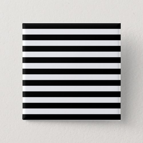 Black and White Stripe Pattern Button