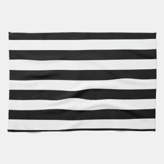 Black and White Stripe | Striped Design Kitchen Towel