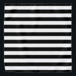Black and White Striped Bandana<br><div class="desc">This cute bandana is the perfect accessory for you,  your child or your favorite dog.</div>