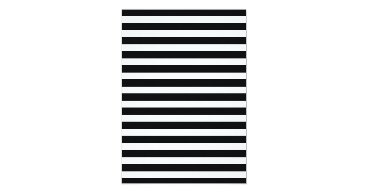 Black And White Striped Invitations 5