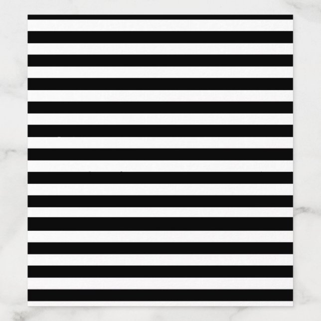 Black and White Striped Envelope Liner (Design)