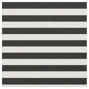Black And White Striped Fabric by StripyStripes at Zazzle