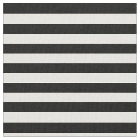 Black And White Striped Fabric