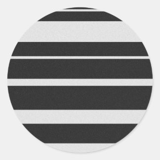 Black and White Striped Stickers