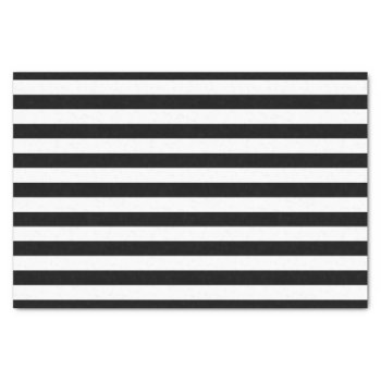 Black And White Striped Tissue Paper by The_Happy_Nest at Zazzle