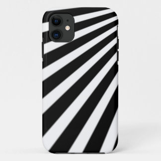 black and white stripes iPhone 11 case