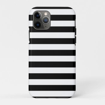 Black And White Stripes Iphone 11 Pro Case by cliffviewcases at Zazzle