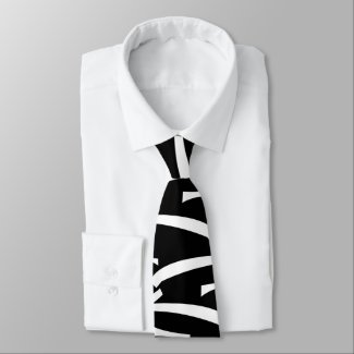 Black and White Stripes Patterned
