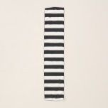 Black and White Stripes Scarf<br><div class="desc">Abstract digital art of black and white stripes</div>
