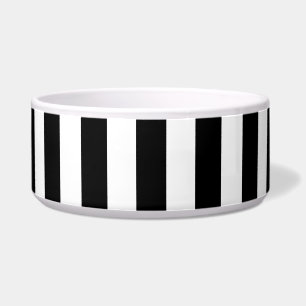 Black and White Stripes, Striped Pattern, Lines Bowl