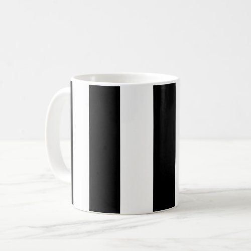 Black and White Stripes Striped Pattern Lines Coffee Mug