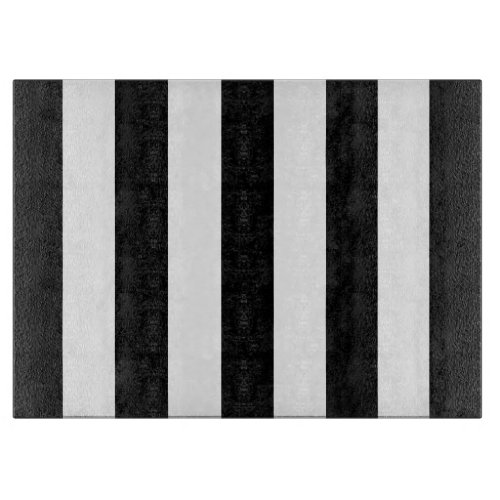 Black and White Stripes Striped Pattern Lines Cutting Board