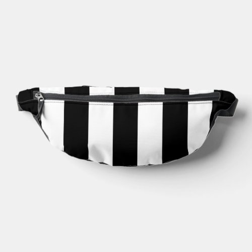 Black and White Stripes Striped Pattern Lines Fanny Pack