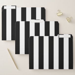 Black and White Stripes, Striped Pattern, Lines File Folder