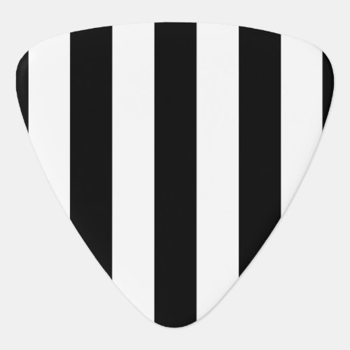 Black and White Stripes Striped Pattern Lines Guitar Pick