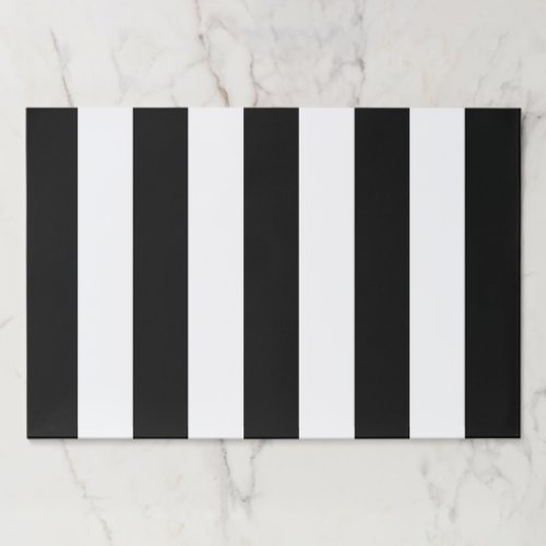 Black and White Stripes Striped Pattern Lines Paper Pad