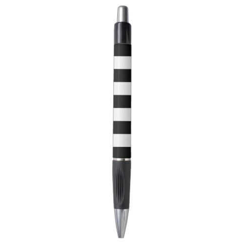 Black and White Stripes Striped Pattern Lines Pen