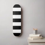 Black and White Stripes, Striped Pattern, Lines Skateboard<br><div class="desc">Elegant,  stylish and sophisticated stripes in black and white color. Modern and trendy gift,  perfect for the stripes lover in your life.</div>